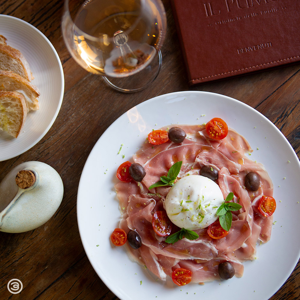 Burrata e Prosciutto Crudo & Rèmole Rosato